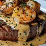 Grilled Steak with Creamy Garlic Shrimp 3 Grilled Steak with Creamy Garlic Shrimp