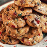 Decadent Chewy Fruitcake Cookies