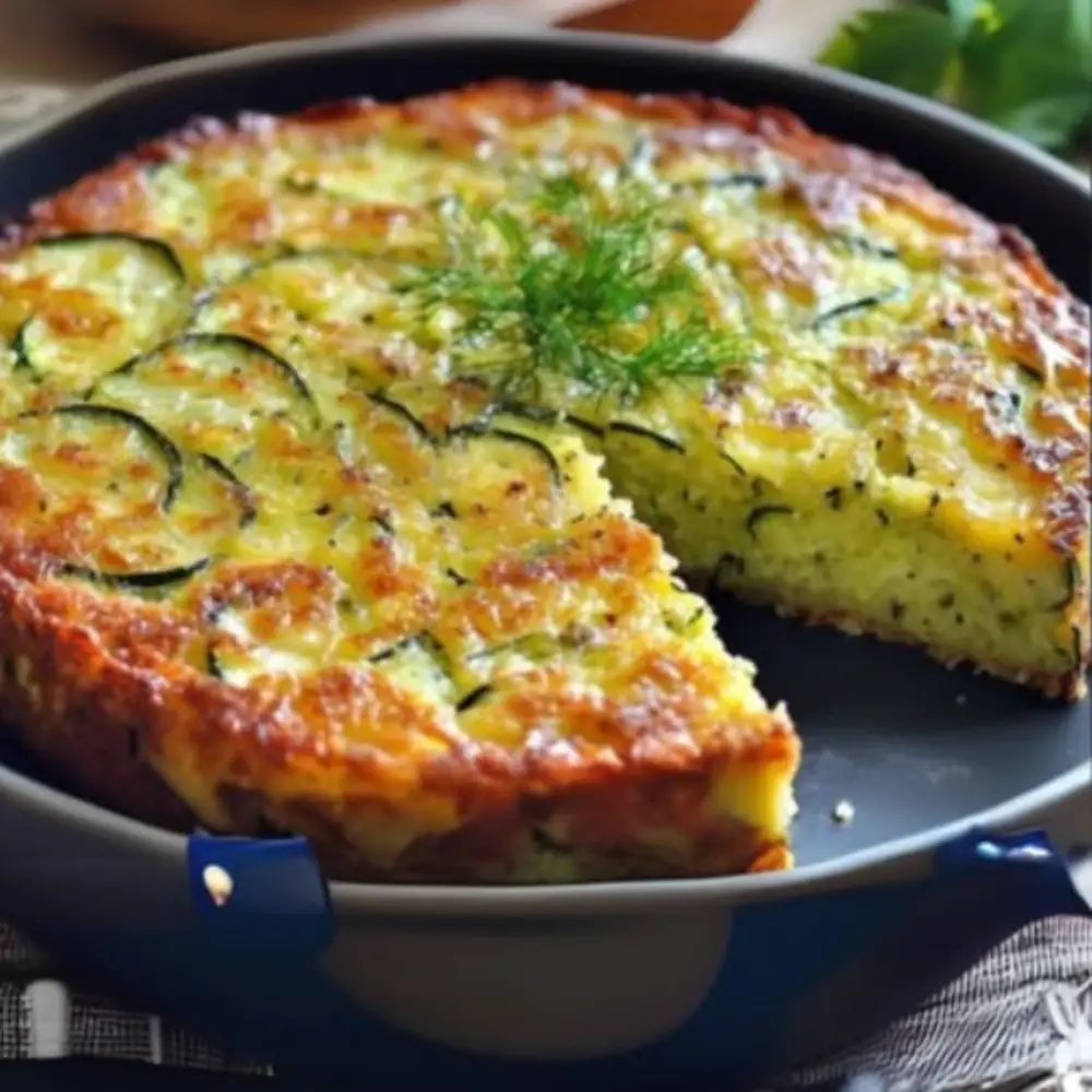 Invisible Zucchini Parmesan Cake