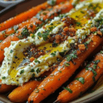 Roasted Carrots with Whipped Ricotta and Hot Honey