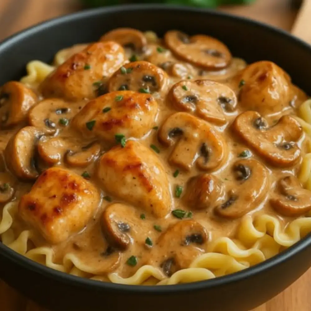 Quick Chicken Stroganoff