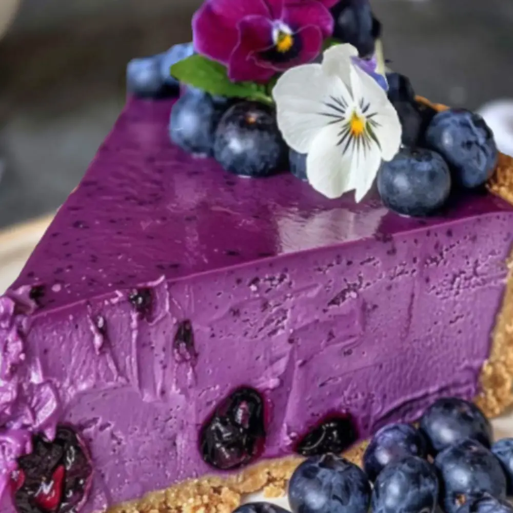 No-Bake Blueberry Cheesecake