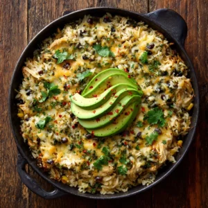 Salsa Verde Chicken & Rice Recipe