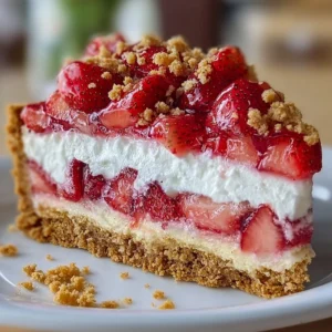 Strawberry Crunch Cheesecake Recipe