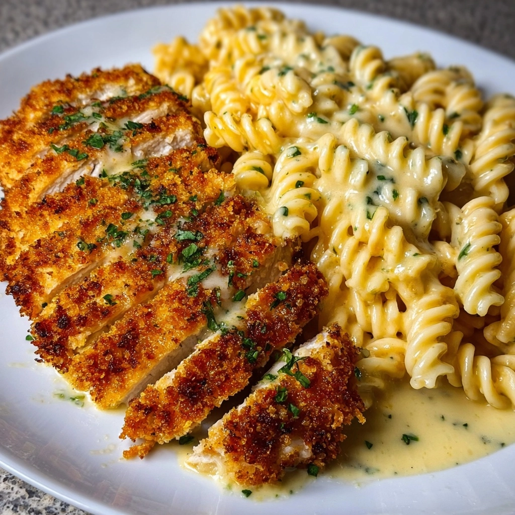Creamy Cajun Chicken Twisted Pasta with Mozzarella Alfredo Recipe