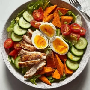 Protein-Powered Chicken & Egg Salad Bowl Recipe