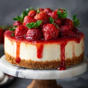 Strawberry Shortcake Cheesecake Recipe