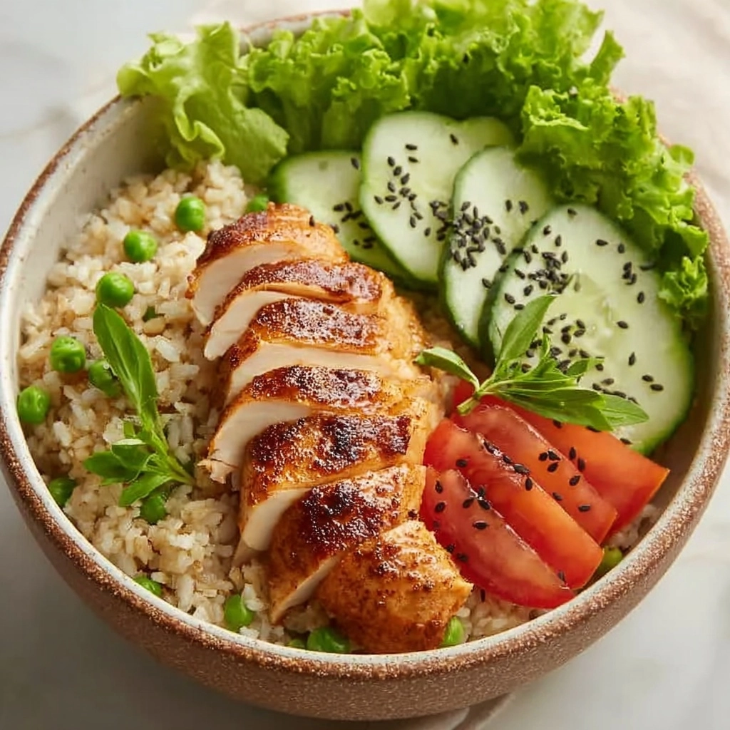Grilled Chicken Rice Bowl Recipe
