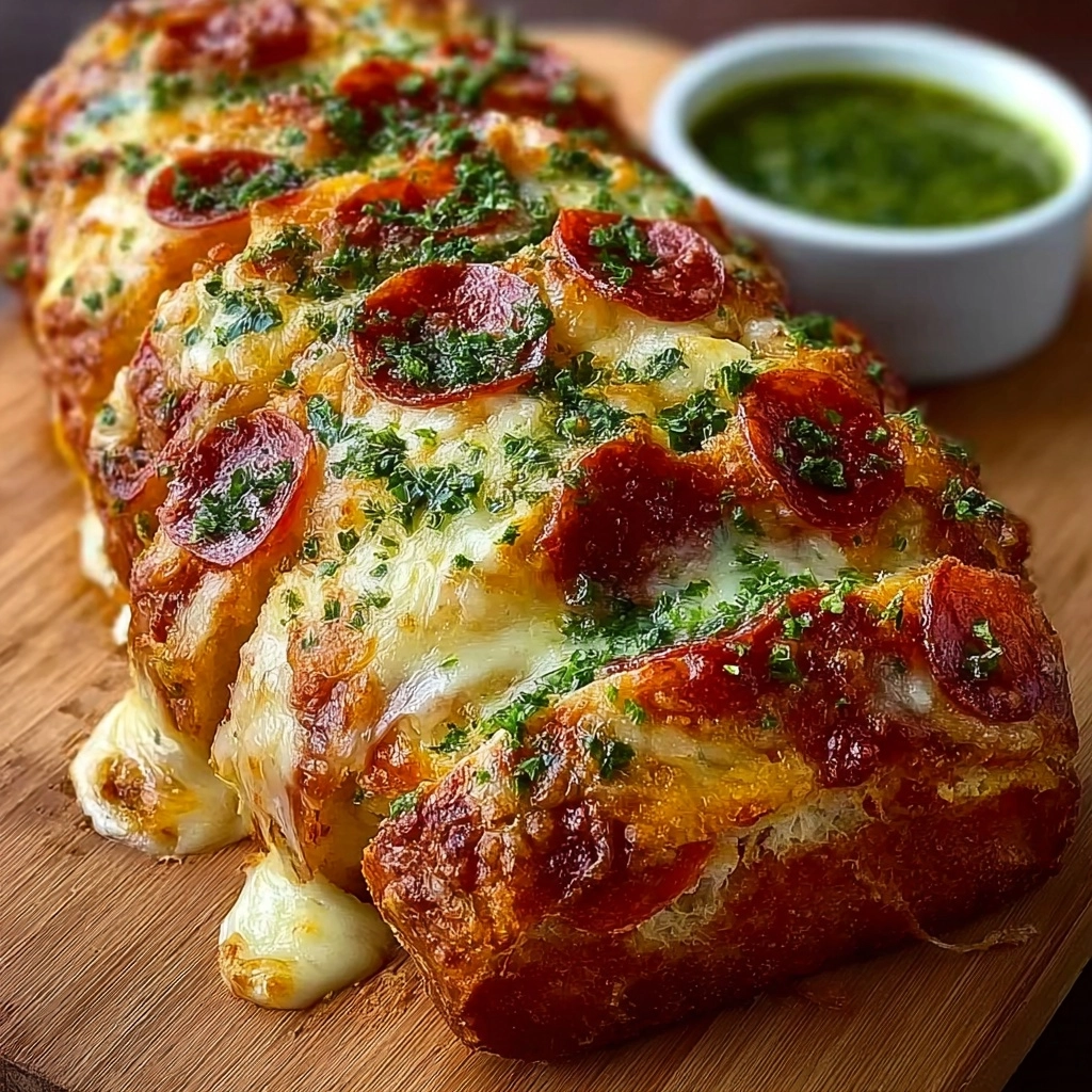 Cheesy Pepperoni & Mozzarella Stromboli Recipe 3 Cheesy Pepperoni & Mozzarella Stromboli Recipe - Recipe Image