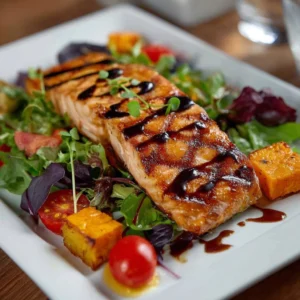 Honey Mustard Glazed Salmon Recipe