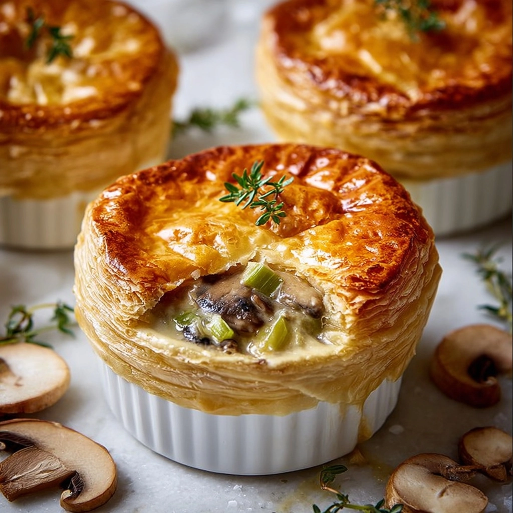 Savory Mini Pies with Gruyère & Herb-Infused Goodness Recipe - Recipe Image