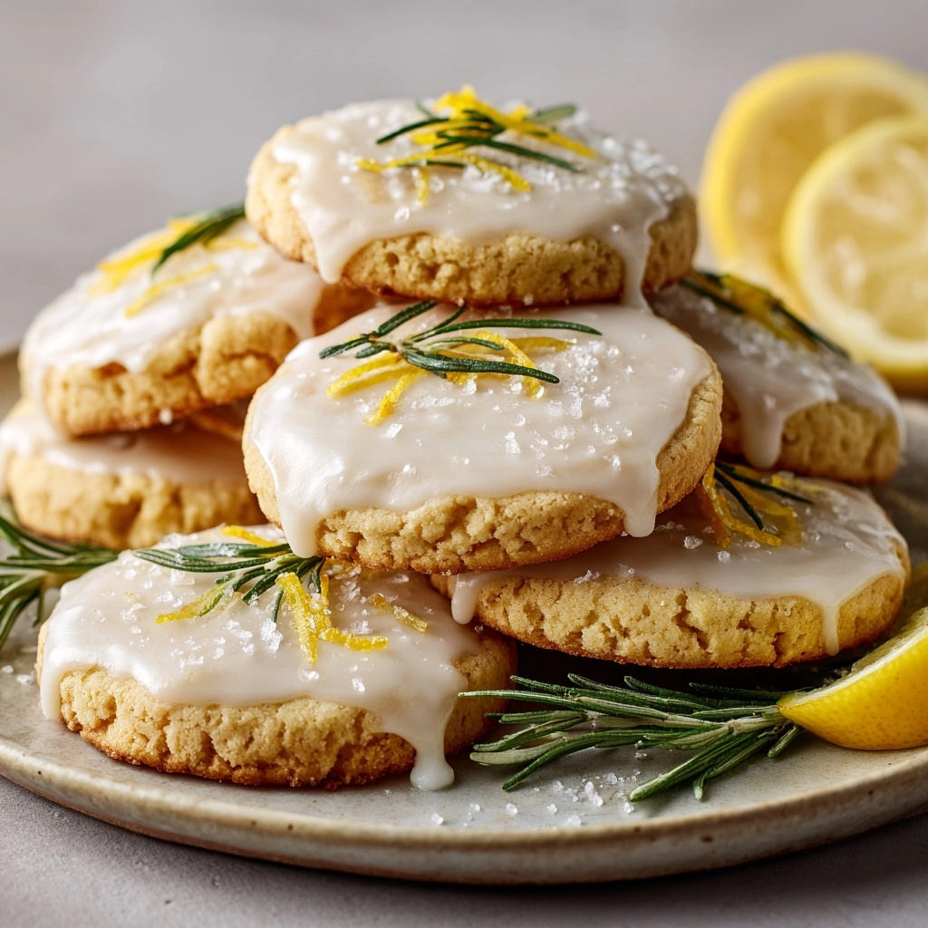 Zesty Rosemary Lemon Shortbread Recipe 2 Zesty Rosemary Lemon Shortbread Recipe - Recipe Image