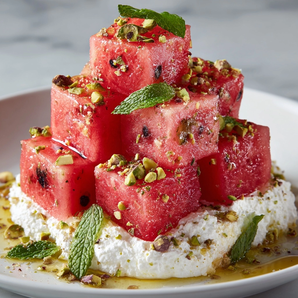 “Swicy” Compressed Watermelon Cubes Recipe