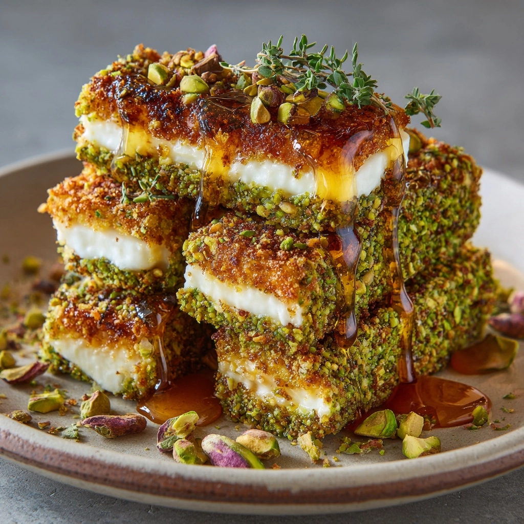 Crispy Pistachio-Crusted Feta Sticks Recipe