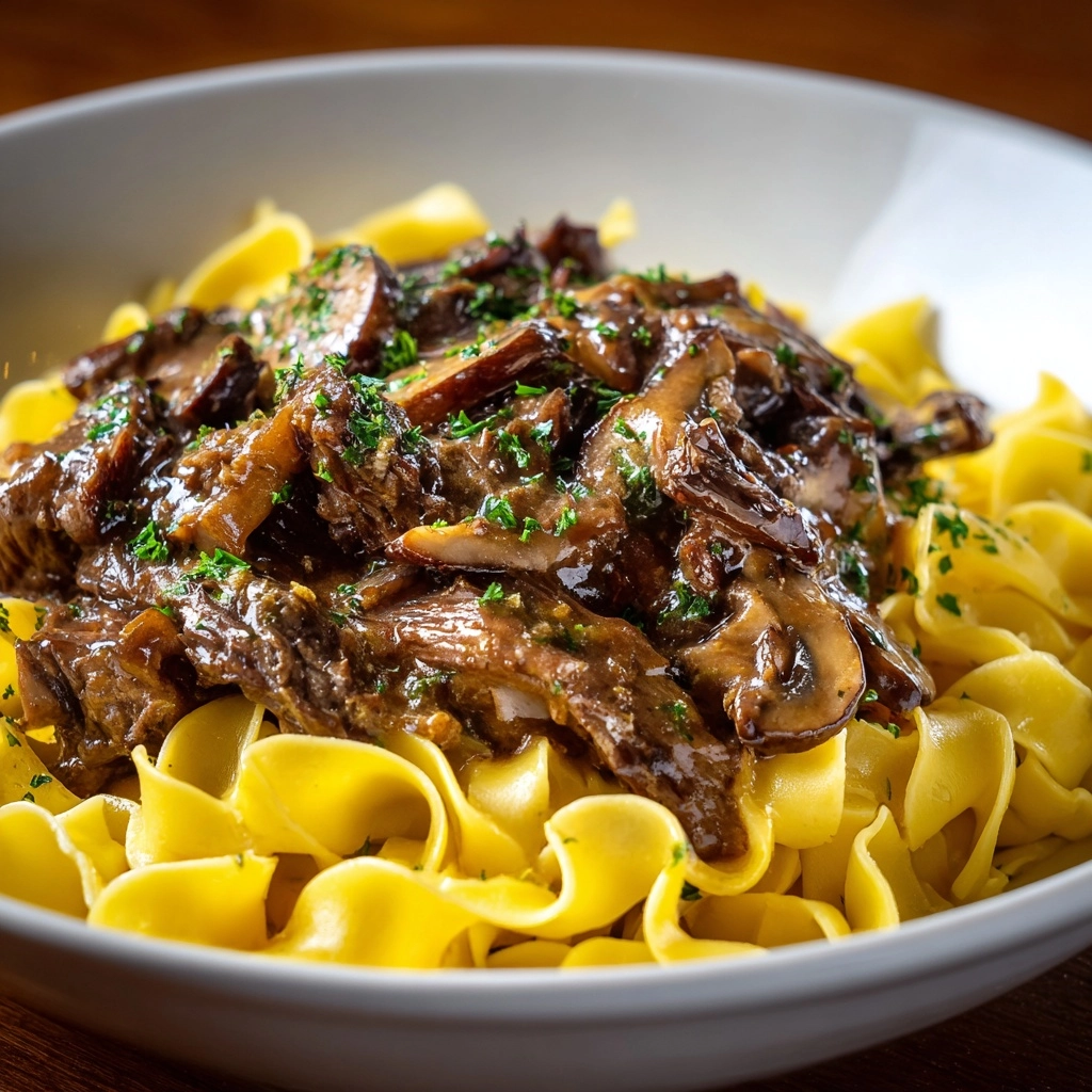 Slow Cooker Creamy Beef Stroganoff Recipe 2 Slow Cooker Creamy Beef Stroganoff Recipe - Recipe Image