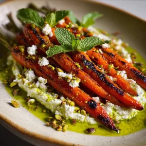 Carrot Glow-Up with Pistachio-Mint Magic Recipe