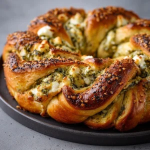Spinach-Artichoke Pull-Apart Star Bread Recipe