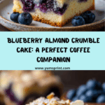 Blueberry Almond Crumble Coffee Cake Recipe