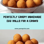 Commercial Egg Roll Recipe for 50 Piecces Recipe