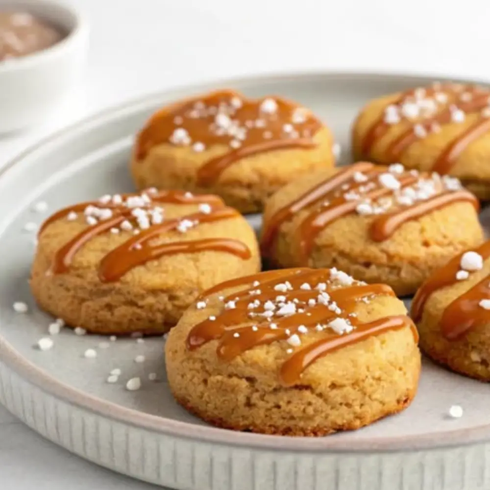 No-Bake Salted Caramel Cookies