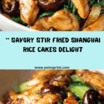 Stir Fried Shanghai Rice Cakes Recipe