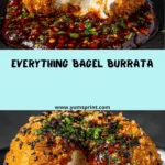 Everything Bagel Burrata with Spicy Tomato Jam Recipe