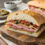 Giant Muffaletta Italian Sandwich