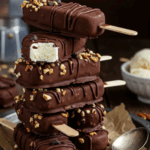 Homemade Chocolate-Covered Ice Cream Bars
