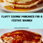 When it’s cold outside, make eggnog pancakes Recipe