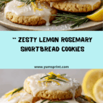Zesty Rosemary Lemon Shortbread Recipe