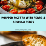 Skillet-Baked Burrata with Blistered Tomatoes and Pesto Recipe