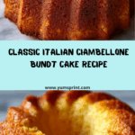 Classic Ciambellone Recipe