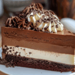 Triple Chocolate Mousse Cake