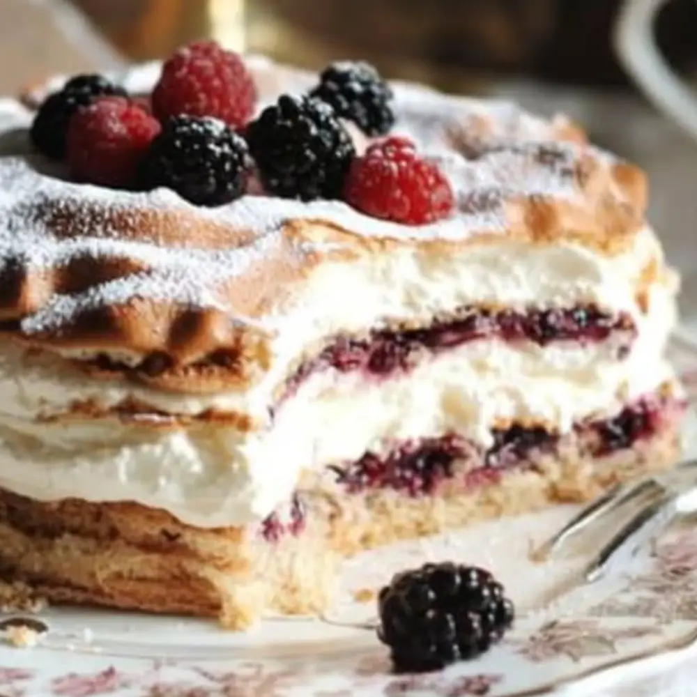 Tort Bezowy (Polish Meringue Cake)