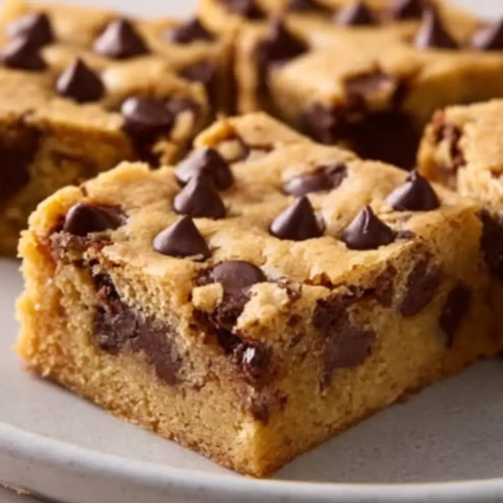 Decadent Chocolate Chip Blondies