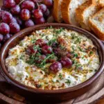 Hot Feta Dip with Balsamic Roasted Grapes 3 Hot Feta Dip with Balsamic Roasted Grapes