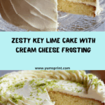 Key Lime Cake with Key Lime Cream Cheese Frosting Recipe