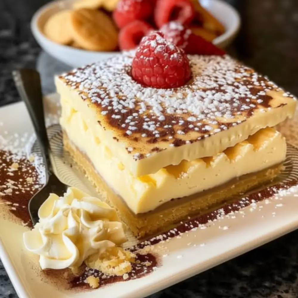 No‑Bake Icebox Cookie Custard Cake with Mascarpone