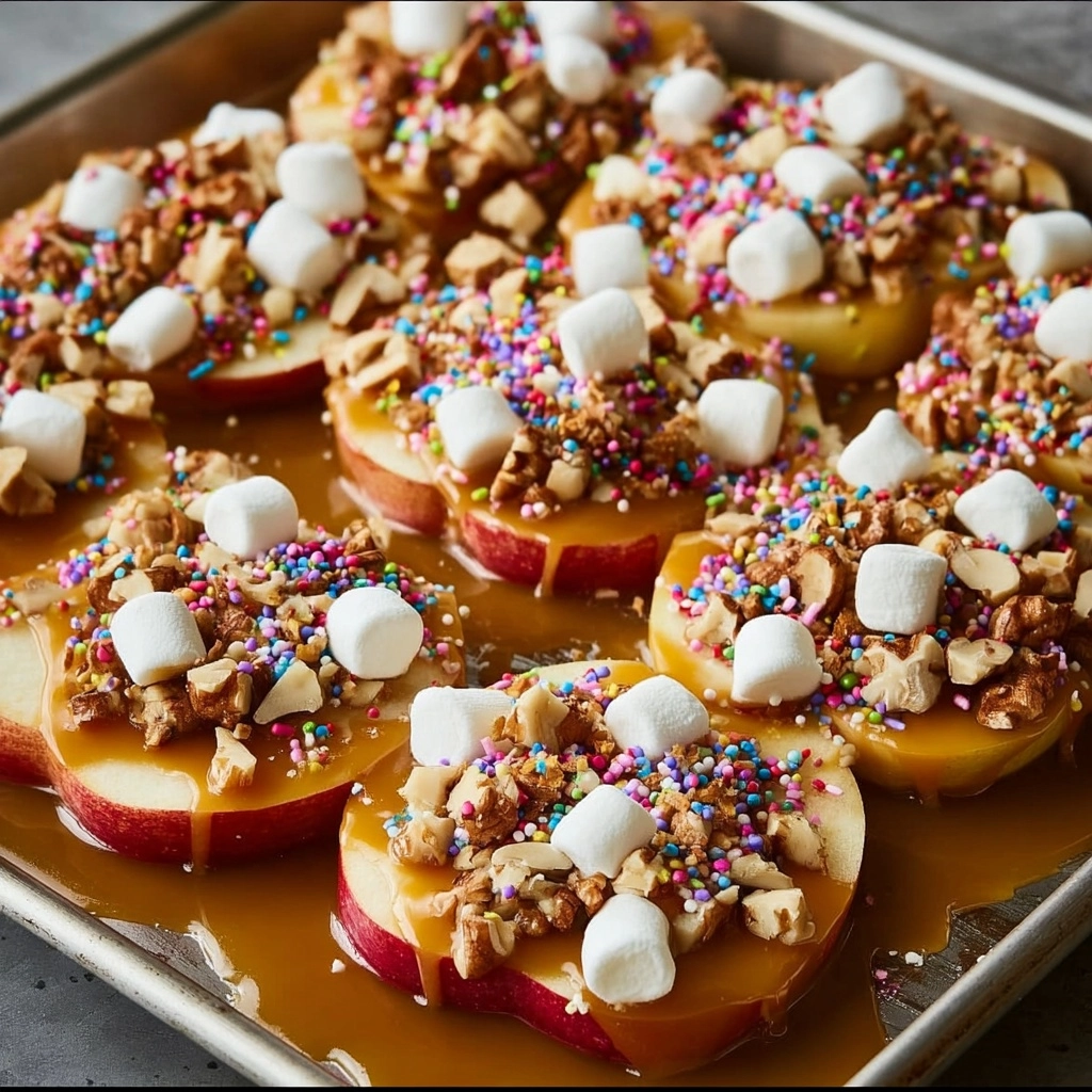 Caramel Apple Slices Recipe - Recipe Image