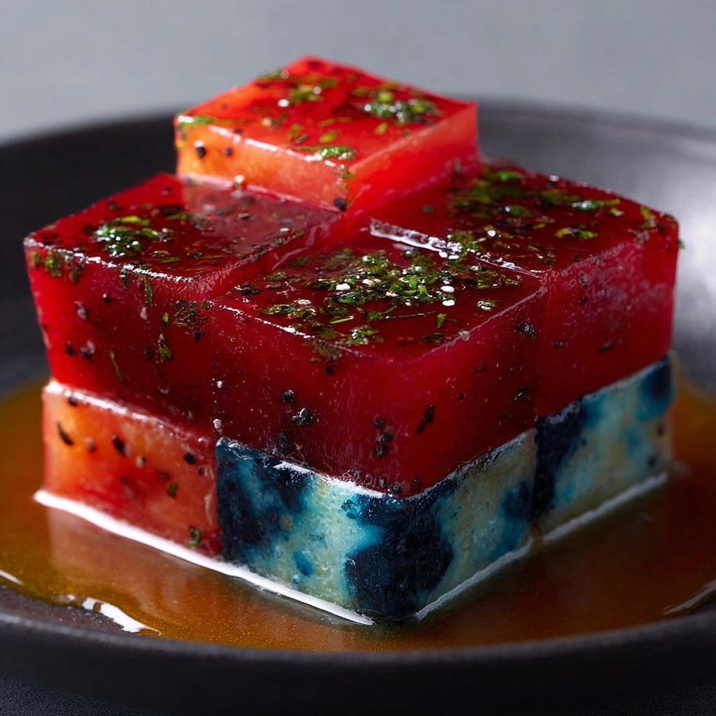 Kool-Aid Color Shock Feta Cubes in Olive Oil Recipe - Recipe Image