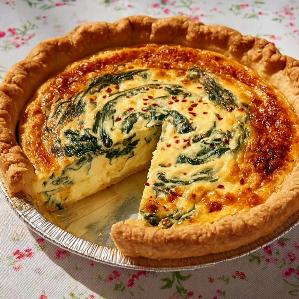 Elegant Ricotta and Spinach Quiche Recipe