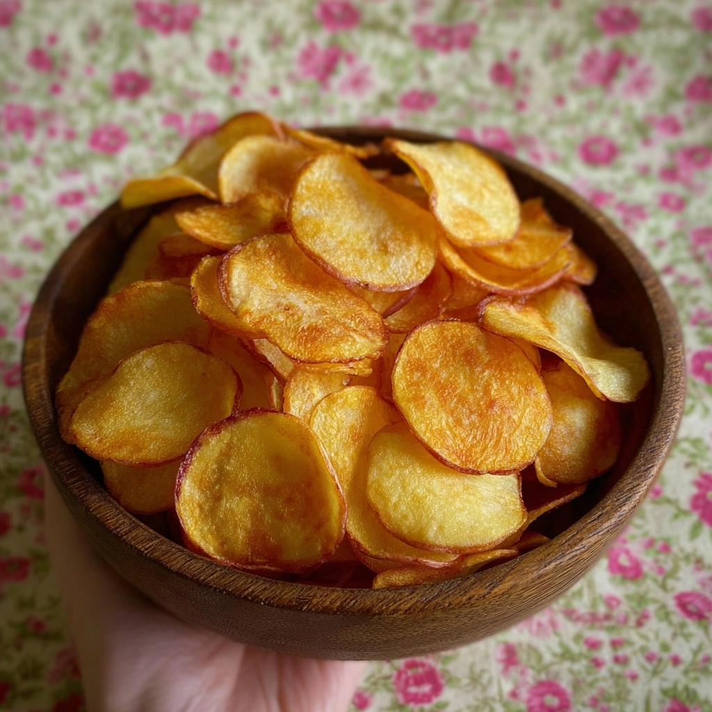 Air Fryer Apple Chips with Cinnamon Sugar Recipe