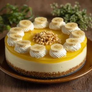 Banana Cream Cheesecake Recipe
