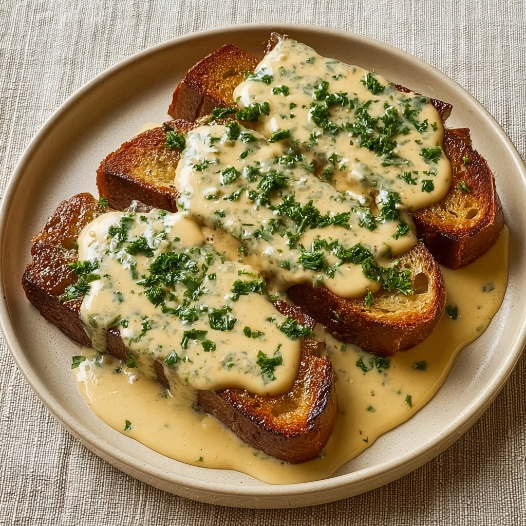 Juicy Steak with Creamy Garlic Sauce Recipe