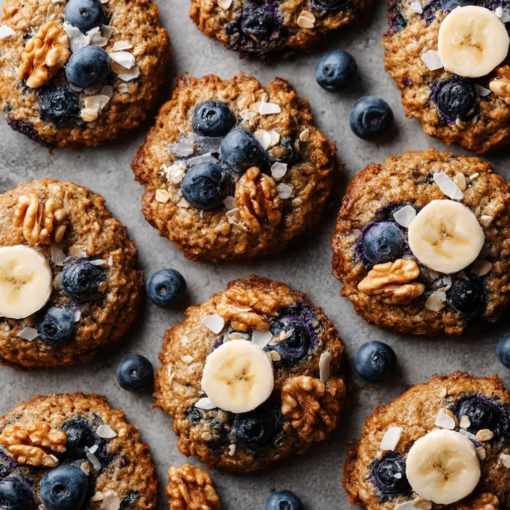 Banana Blueberry Breakfast Cookies Recipe