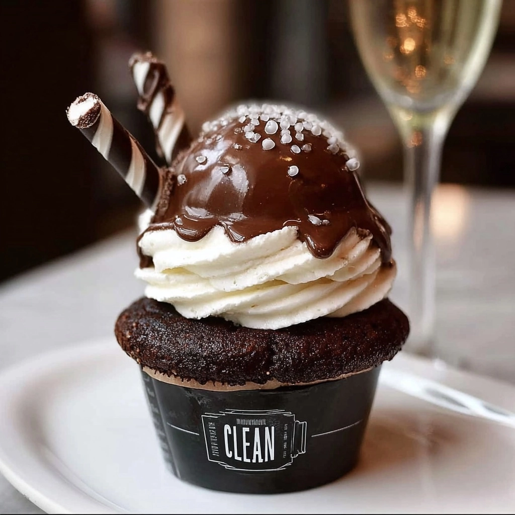 Decadent Chocolate Cupcakes with Whipped Cream & Ganache Recipe