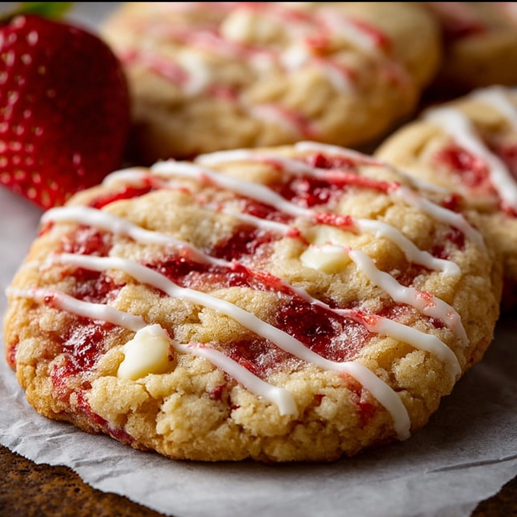 Strawberry Cheesecake Crumbl Cookies Recipe 2 Strawberry Cheesecake Crumbl Cookies Recipe - Recipe Image