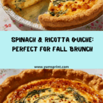 Elegant Ricotta and Spinach Quiche Recipe