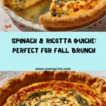 Elegant Ricotta and Spinach Quiche Recipe