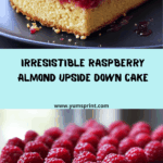 Raspberry and Almond Upside Down Cake Recipe